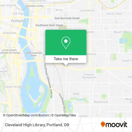 Cleveland High Library map