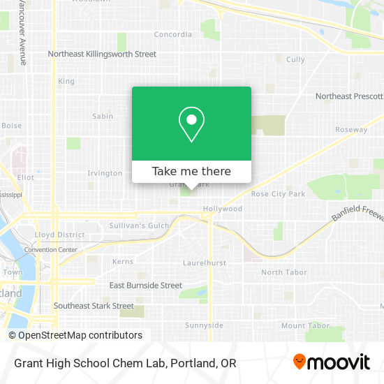 Mapa de Grant High School Chem Lab