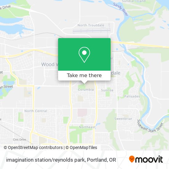 Mapa de imagination station / reynolds park
