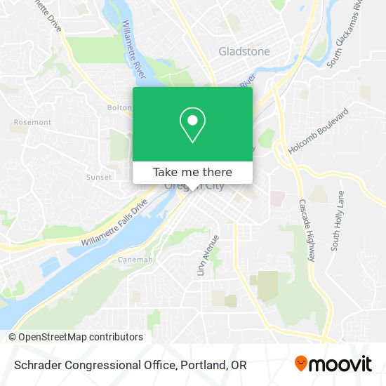 Schrader Congressional Office map