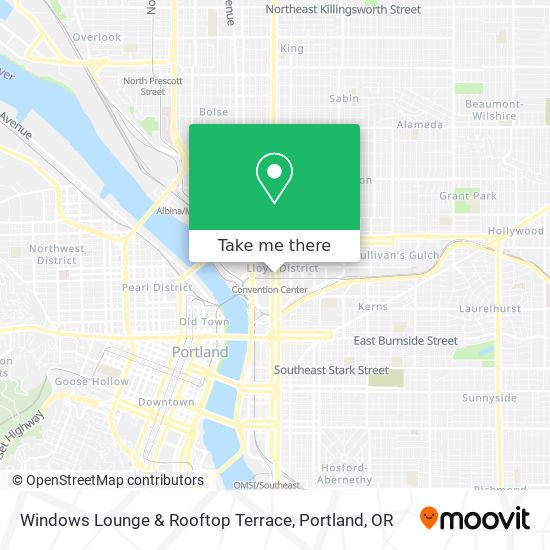 Windows Lounge & Rooftop Terrace map