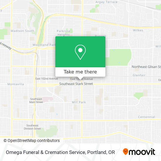 Mapa de Omega Funeral & Cremation Service