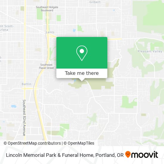 Lincoln Memorial Park & Funeral Home map