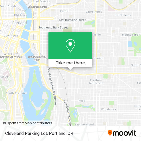 Mapa de Cleveland Parking Lot