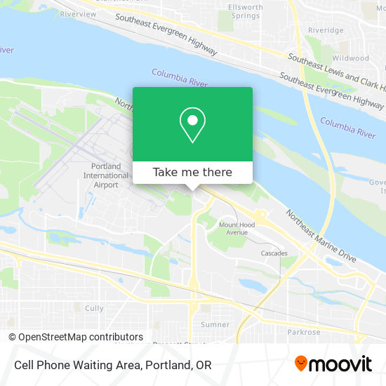 Cell Phone Waiting Area map