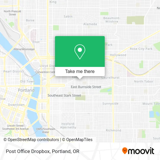 Post Office Dropbox map