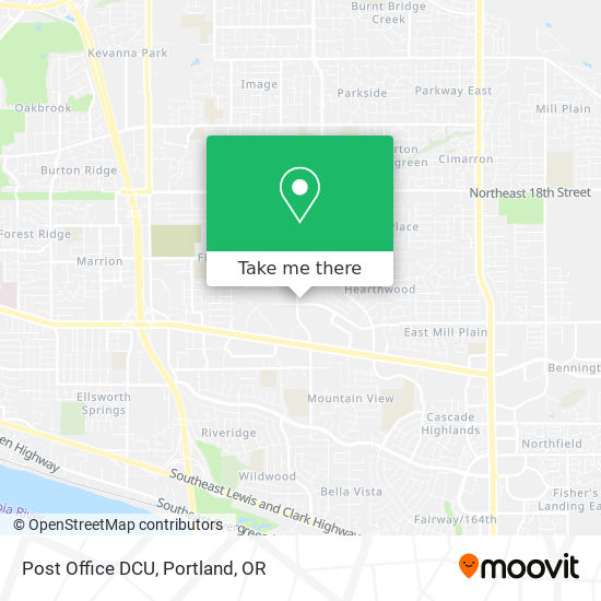 Post Office DCU map