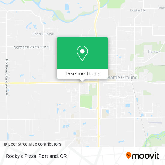 Mapa de Rocky's Pizza