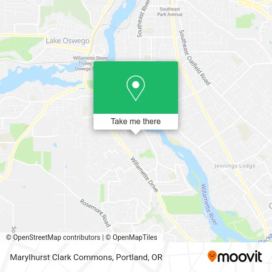 Marylhurst Clark Commons map