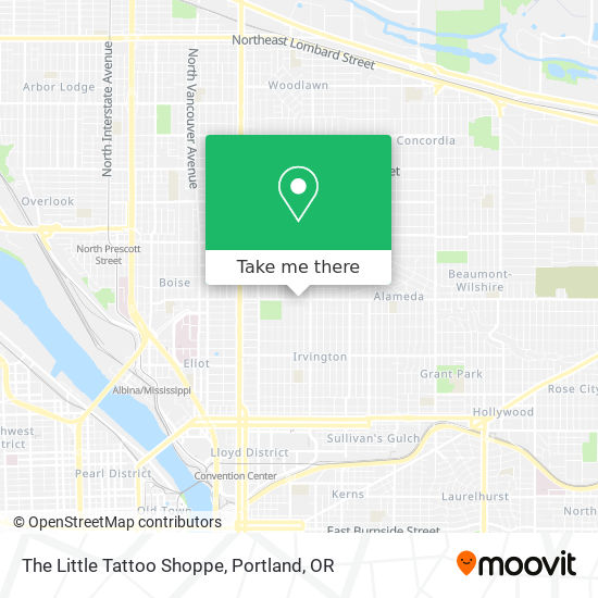 Mapa de The Little Tattoo Shoppe