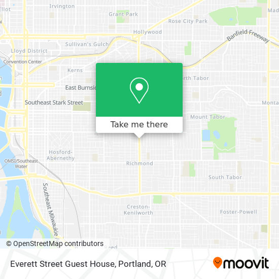 Mapa de Everett Street Guest House