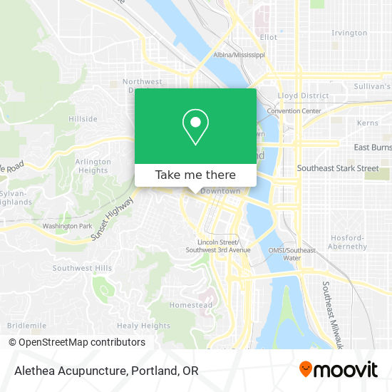 Alethea Acupuncture map
