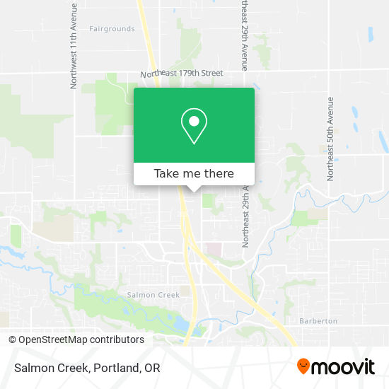 Salmon Creek map