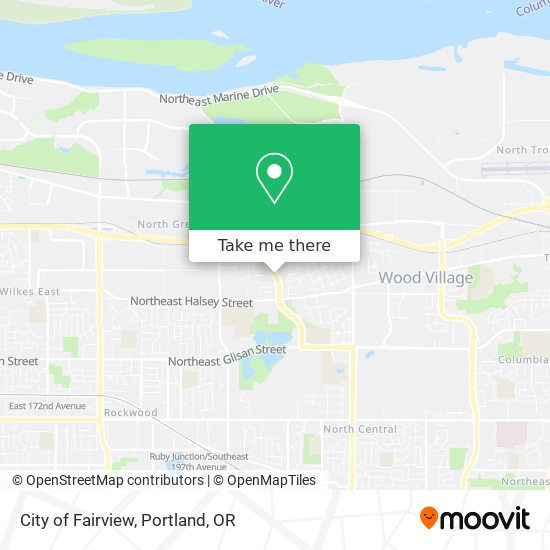 City of Fairview map