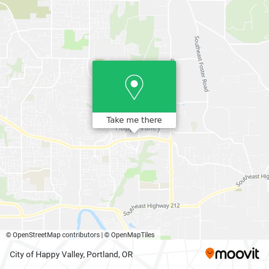 Mapa de City of Happy Valley