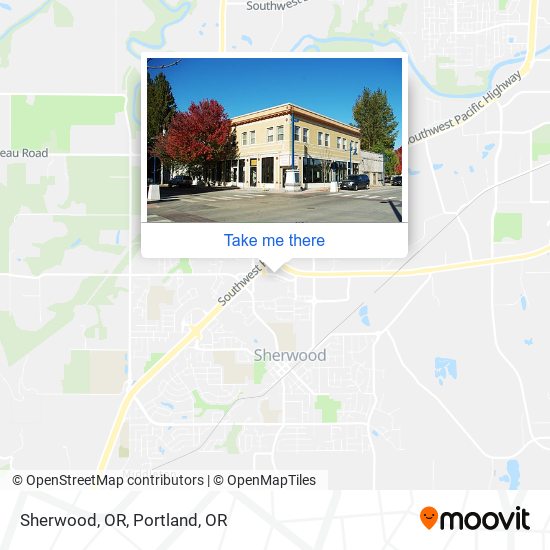 Sherwood, OR map