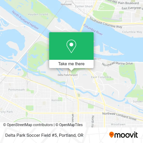 Mapa de Delta Park Soccer Field #5