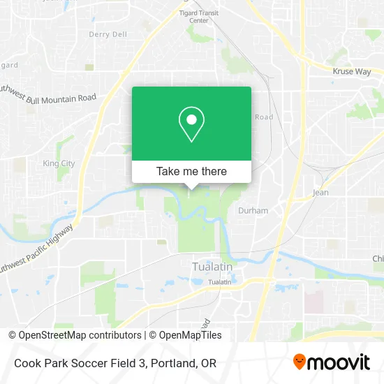 Cook Park Soccer Field 3 map