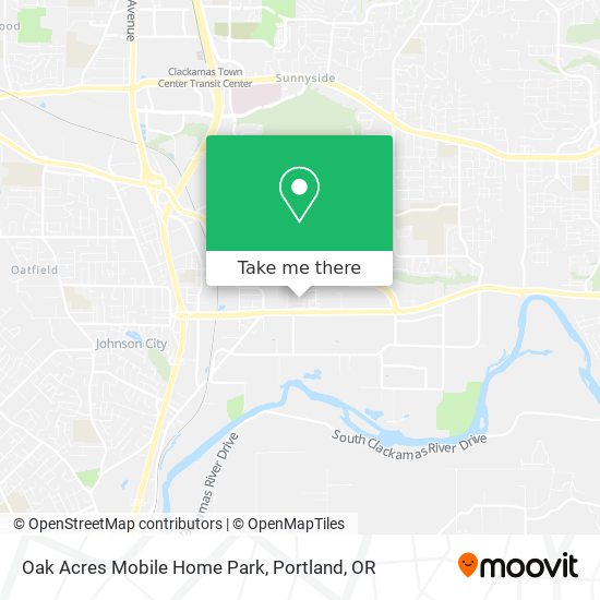 Mapa de Oak Acres Mobile Home Park