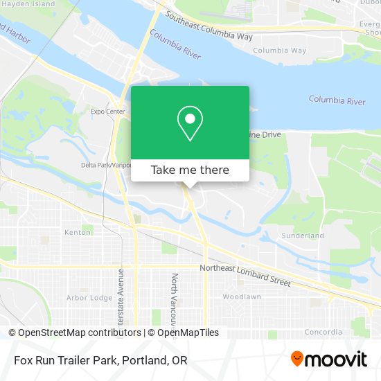 Mapa de Fox Run Trailer Park