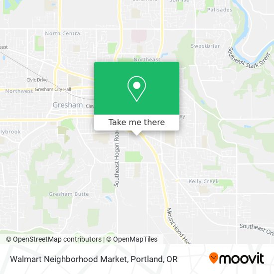 Mapa de Walmart Neighborhood Market
