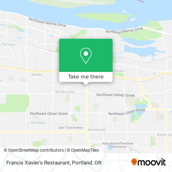 How to get to Francis Xavier's Restaurant in Gresham by Bus or Light Rail?