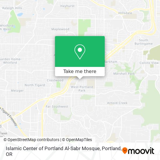 Mapa de Islamic Center of Portland Al-Sabr Mosque