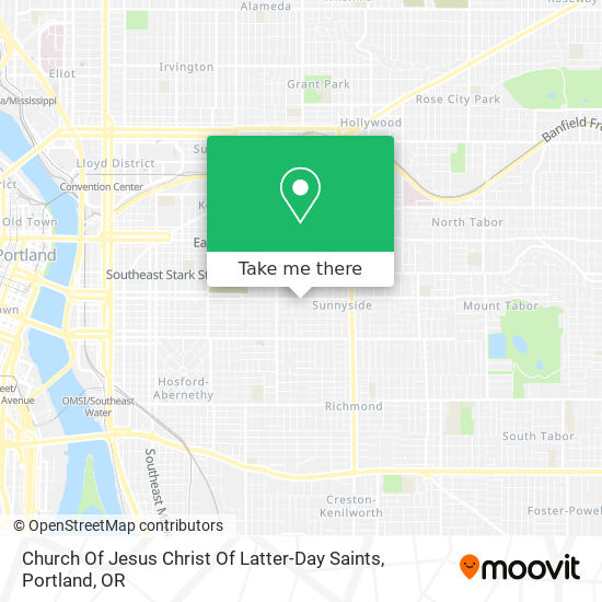 Mapa de Church Of Jesus Christ Of Latter-Day Saints