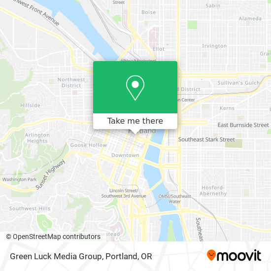 Green Luck Media Group map
