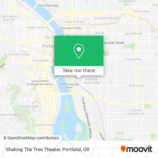 Shaking The Tree Theater map