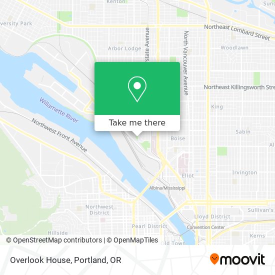 Mapa de Overlook House