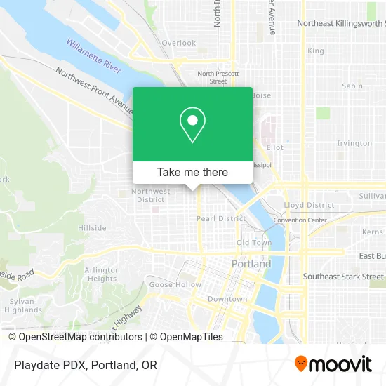 Playdate PDX map