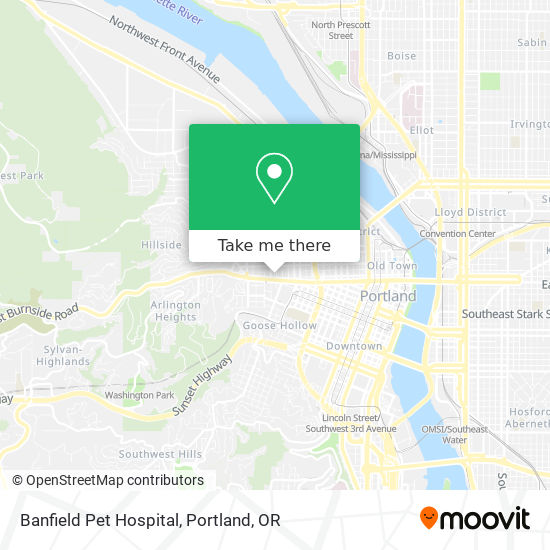 Banfield Pet Hospital map