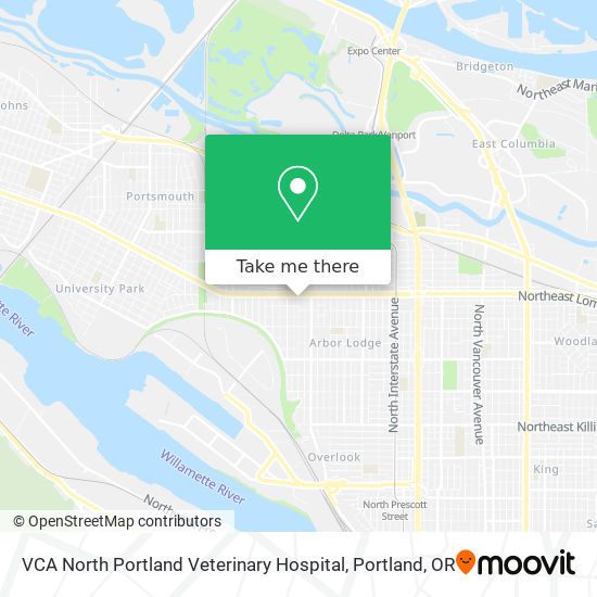 VCA North Portland Veterinary Hospital map
