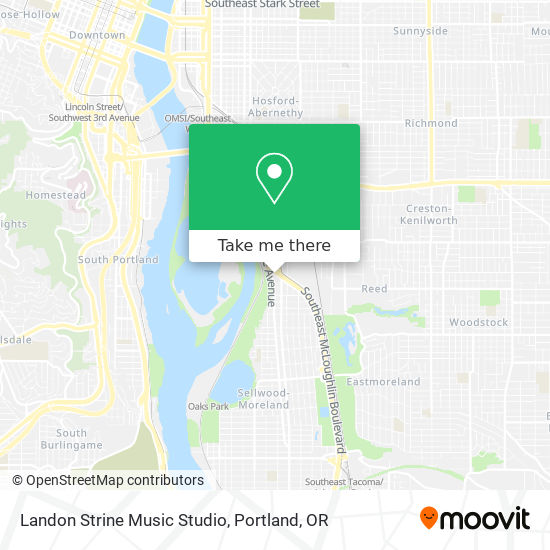 Mapa de Landon Strine Music Studio