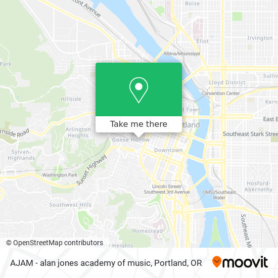 Mapa de AJAM - alan jones academy of music