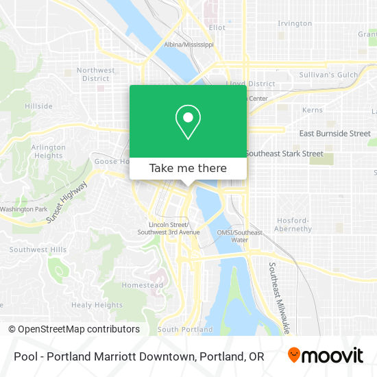 Pool - Portland Marriott Downtown map