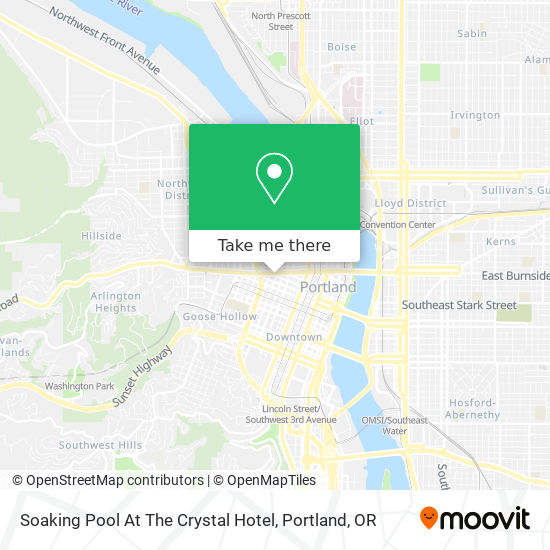 Soaking Pool At The Crystal Hotel map
