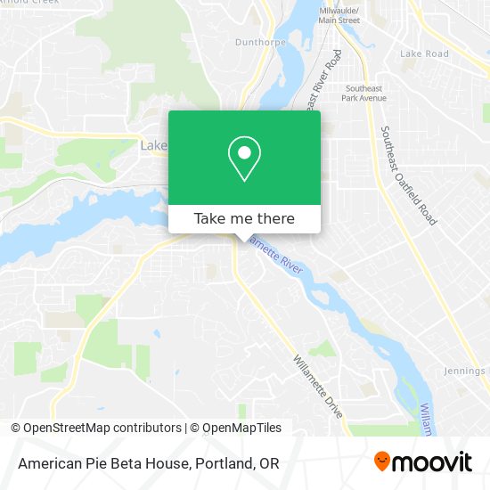 American Pie Beta House map