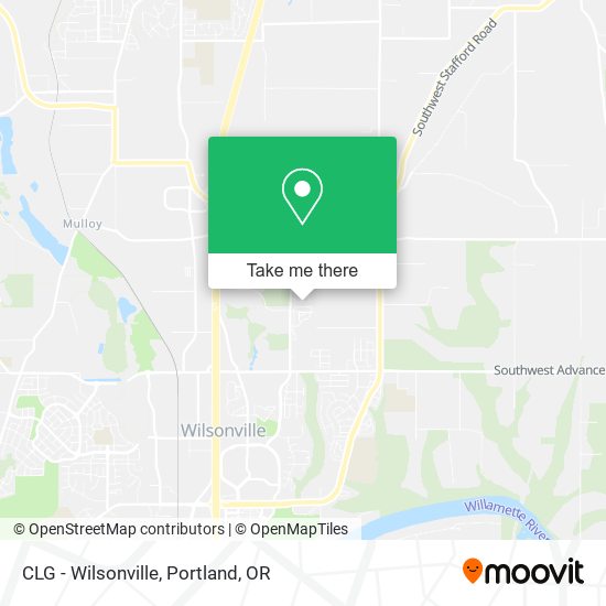 CLG - Wilsonville map