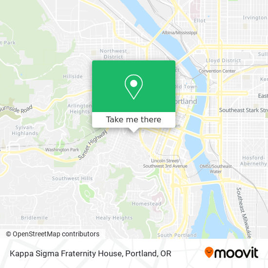 Kappa Sigma Fraternity House map
