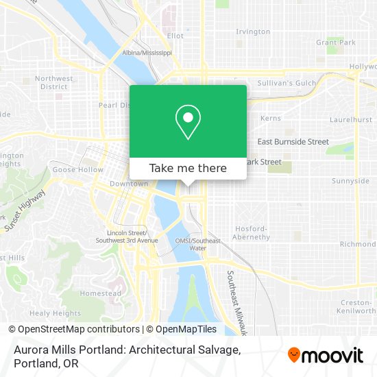 Aurora Mills Portland: Architectural Salvage map