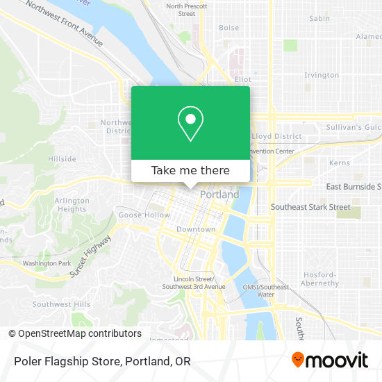 Poler Flagship Store map