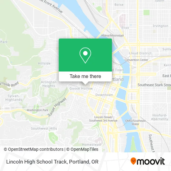 Lincoln High School Track map