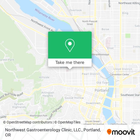 Northwest Gastroenterology Clinic, LLC. map