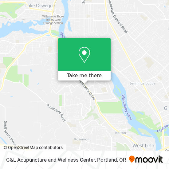 Mapa de G&L Acupuncture and Wellness Center