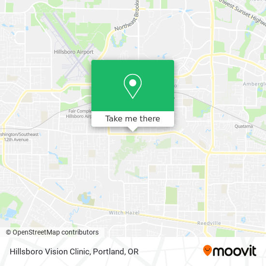 Hillsboro Vision Clinic map