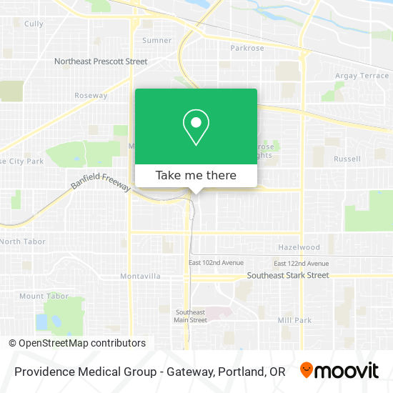 Providence Medical Group - Gateway map