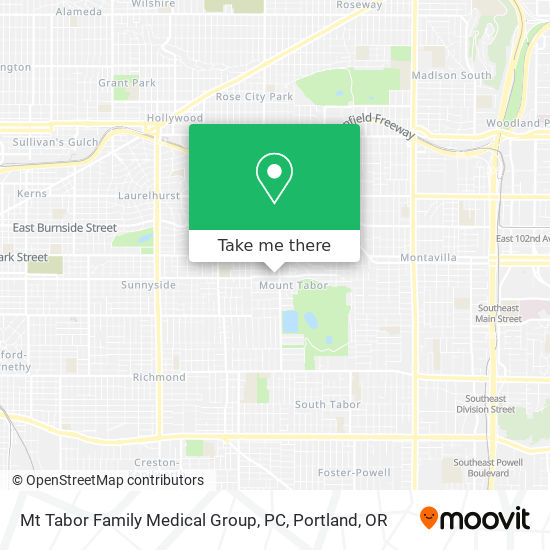 Mapa de Mt Tabor Family Medical Group, PC