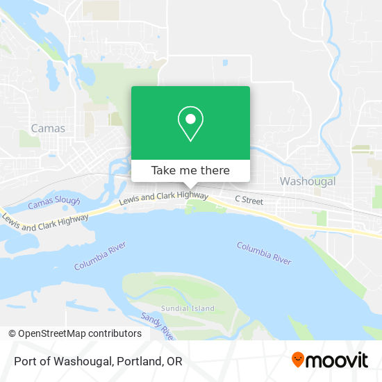 Port of Washougal map